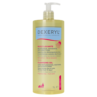 Dexeryl, łagodzący olejek do mycia przeciw drapaniu uzupełniający lipidy, 1000 ml - zdjęcie produktu