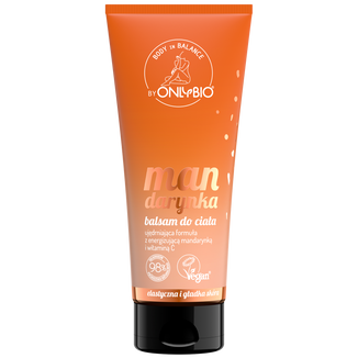 OnlyBio Body in Balance, balsam do ciała, mandarynka, 200 ml USZKODZONE OPAKOWANIE - zdjęcie produktu