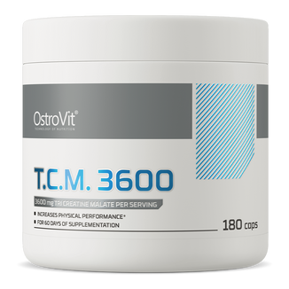 OstroVit Jabłczan Kreatyny 3600 mg, 180 kapsułek - zdjęcie produktu