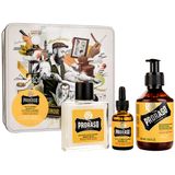Zestaw Proraso Vintage, kosmetyki do brody, Wood and Spice, olejek, 30 ml + balsam, 100 ml + szampon, 200 ml - miniaturka zdjęcia produktu