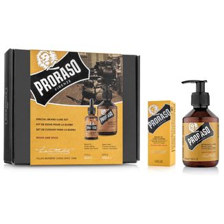 Zestaw Proraso Vintage, kosmetyki do brody, Wood and Spice, olejek, 30 ml + szampon, 200 ml - zdjęcie produktu