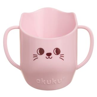 Akuku, kubek do nauki picia, różowy, 150 ml - zdjęcie produktu