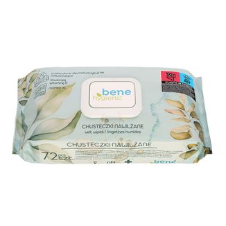 Bene Hygienic, chusteczki nawilżane, 72 sztuki KRÓTKA DATA - zdjęcie produktu