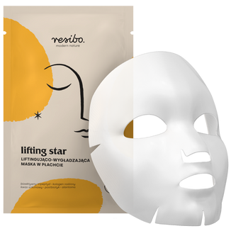 Resibo Lifting Star, liftingująco-wygładzająca maska w płachcie, 1 sztuka - zdjęcie produktu