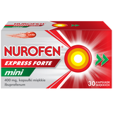 Nurofen Express Forte Mini 400 mg, 30 kapsułek miękkich - miniaturka zdjęcia produktu