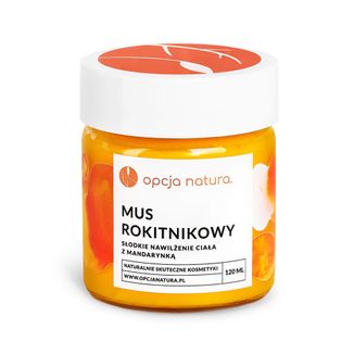 Opcja Natura, mus rokitnikowy do ciała, 120 ml - zdjęcie produktu