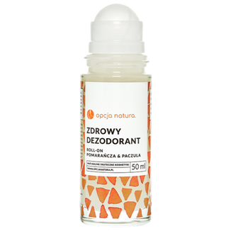 Opcja Natura Zdrowy Dezodorant, pomarańcza & paczula, 50 ml - zdjęcie produktu