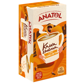 Anatol Kawa Zbożowa, ekspresowa, karmelowa, 4,2 g x 20 saszetek - zdjęcie produktu