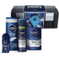 Zestaw Nivea Men Tech Master, żel pod prysznic 3w1, 250 ml + antyperspirant, roll-on, 50 ml + pianka do golenia, 200 ml + balsam po goleniu, 100 ml + skrzynka USZKODZONE OPAKOWANIE - miniaturka 2 zdjęcia produktu