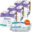 Zestaw Nutridrink Skin Repair, preparat odżywczy, smak waniliowy, 12 x 200 ml + Tena Wet Wipes Orginal, chusteczki nawilżane do higieny osobistej, 48 sztuk gratis - miniaturka  zdjęcia produktu