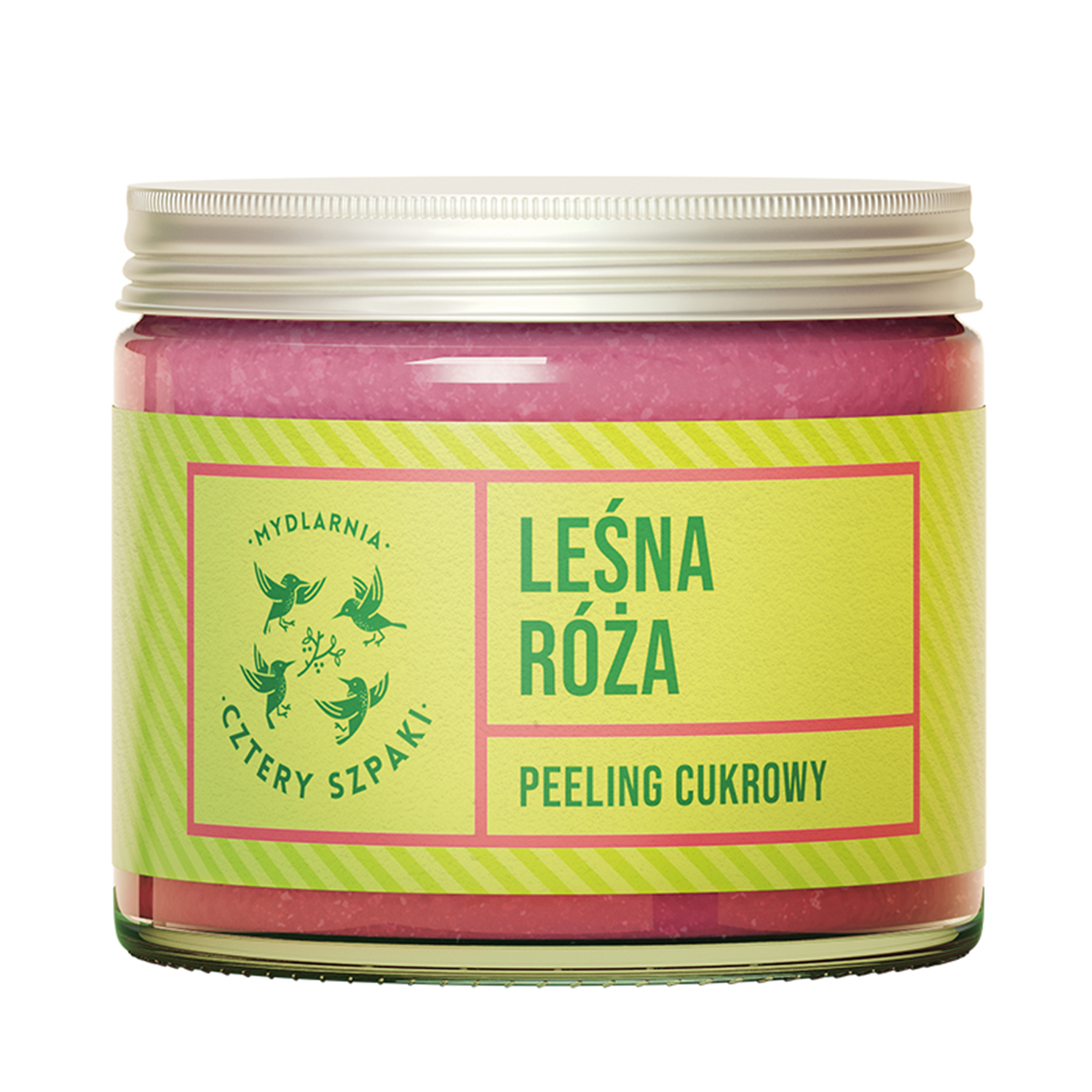 Mydlarnia Cztery Szpaki Cztery Szpaki, peeling cukrowy do ciała, leśna róża, 250 ml