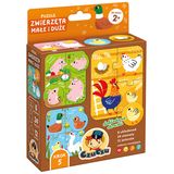 CzuCzu Zwierzęta małe i duże, puzzle dla dzieci, od 2 lat, 24 elementy - miniaturka zdjęcia produktu