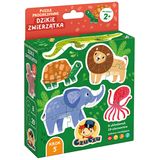 CzuCzu Dzikie Zwierzątka, puzzle progresywne dla dzieci, od 2 lat, 29 elementów - miniaturka zdjęcia produktu