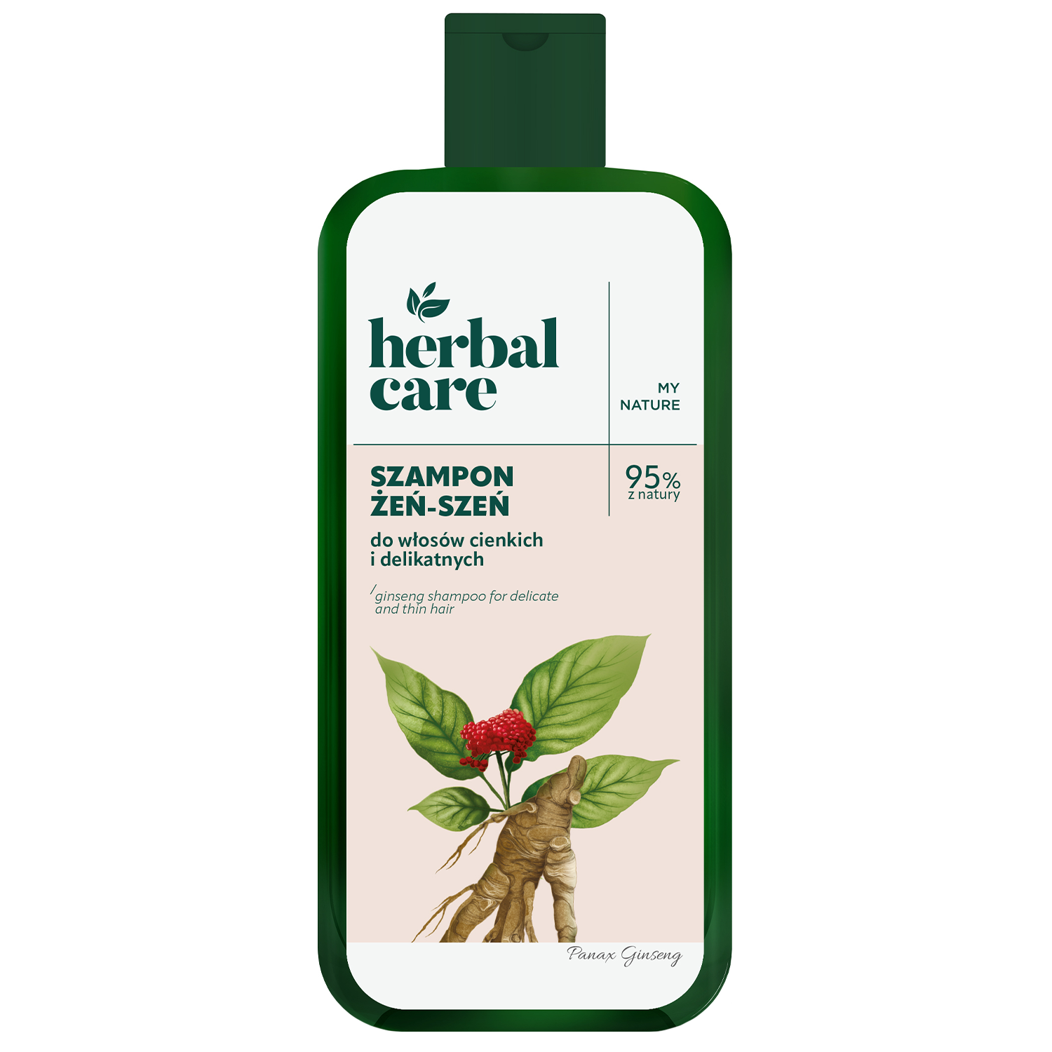 Herbal Care Farmona Herbal Care Żeń-szeń, szampon do włosów cienkich i delikatnych, 330 ml — Składniki i ocena