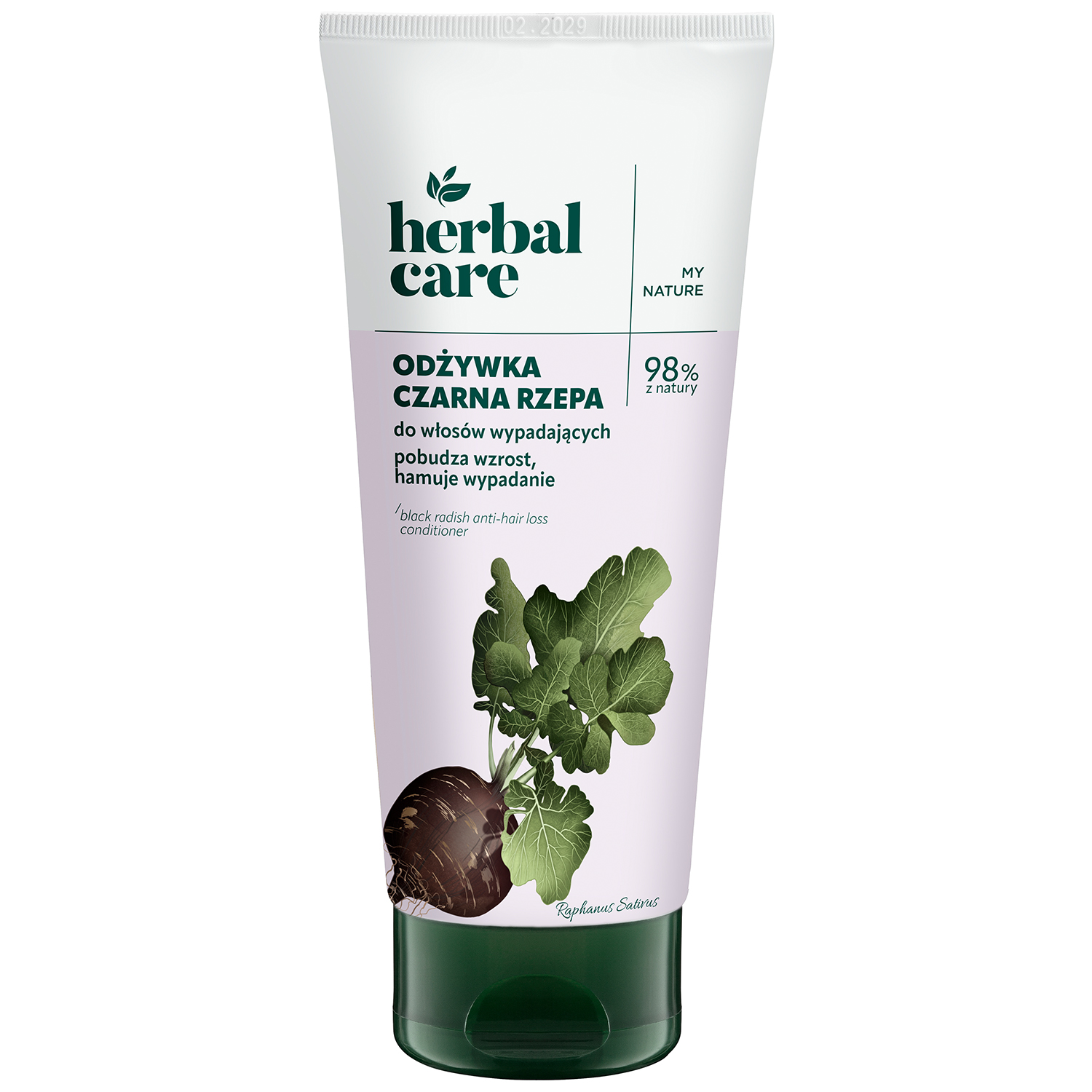 Herbal Care Farmona Herbal Care Czarna rzepa, odżywka do włosów wypadających, 200 ml — Składniki i ocena