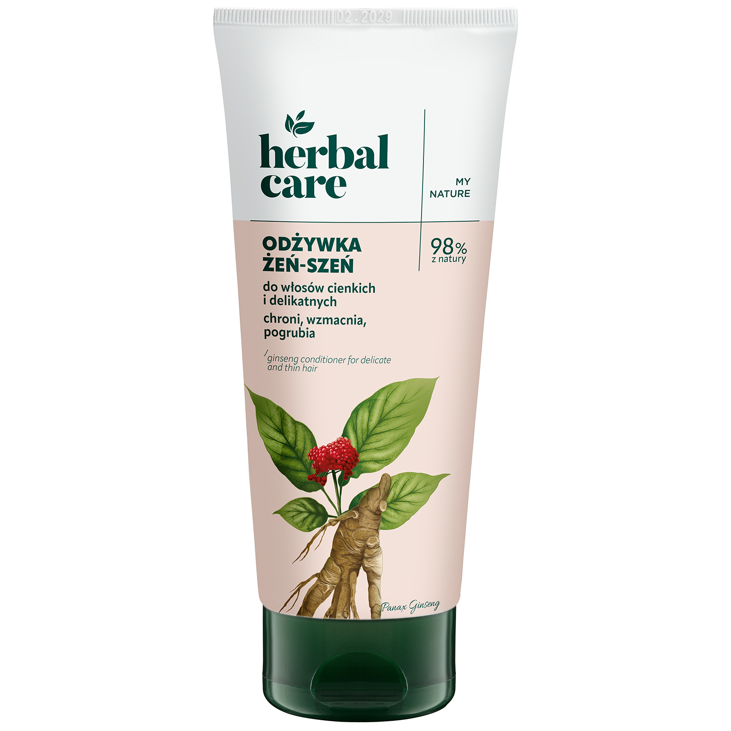 Herbal Care Farmona Herbal Care, odżywka do włosów cienkich i delikatnych, żen-szeń, 200 ml