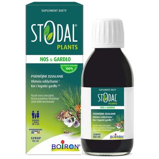 Boiron Stodal Plants, syrop, 150 ml USZKODZONE OPAKOWANIE - zdjęcie produktu