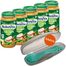 Zestaw BoboVita Obiadek, potrawka z kurczakiem i szpinakiem, po 12 miesiącu, 5 x 250 g + Canpol, zestaw sztućców w etui, dla dzieci, gratis - miniaturka  zdjęcia produktu