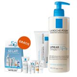 Zestaw La Roche-Posay Cicaplast Baume B5+, kojący balsam regenerujący, 100 ml + Lipikar Syndet AP+, krem myjący do ciała, od urodzenia, 400 ml + box z mini produktami gratis - miniaturka zdjęcia produktu