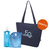 Zestaw La Roche-Posay Lipikar, delikatny żel myjący do twarzy i ciała, skóra wrażliwa, 400 ml + refill, 400 ml + torba gratis - miniaturka zdjęcia produktu