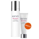Agenity Balance, wygładzający peeling enzymatyczny, 75 ml + micelarny żel oczyszczający, 40 ml gratis - miniaturka zdjęcia produktu