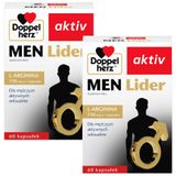 Zestaw Doppelherz aktiv Men Lider, 2 x 60 kapsułek - miniaturka zdjęcia produktu