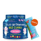 Żelki Witaminki Bez Cukru, Świnka Peppa, smak owocowy, od 3 lat, 90 g + Lizak Witaminowy Bez Cukru Świnka Peppa, smak truskawkowy, od 3 lat, 8 g gratis - miniaturka zdjęcia produktu