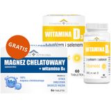 Witamina D3 z cynkiem i selenem, 60 tabletek + Magnez chelatowany + witamina B6, 60 tabletek gratis - miniaturka zdjęcia produktu