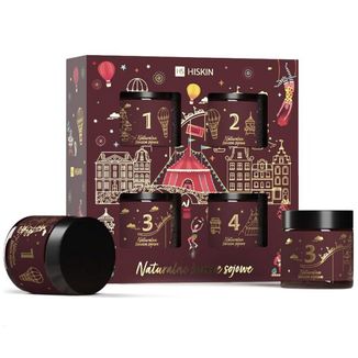 Zestaw HiSkin Bordo, naturalne świecie sojowe, 4 x 100 ml - zdjęcie produktu