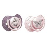 Lovi, smoczek uspokajający, 0-6 miesięcy, silikonowy, dynamiczny, Botanic Girl, 2 sztuki Lovi, smoczek uspokajający, 0-6 miesięcy, silikonowy, dynamiczny, Botanic Girl, 2 sztuki - miniaturka zdjęcia produktu