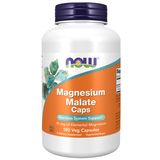 Now Foods Magnesium Malate 95 mg, jabłczan magnezu, 180 kapsułek - miniaturka zdjęcia produktu