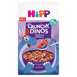 HiPP Crunchy Dinos, musli, owoce leśne, BIO, po 3 roku, 300 g KRÓTKA DATA - miniaturka zdjęcia produktu