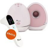 Momini TwinHarmony, laktator elektroniczny, podwójny, 4-fazowy, bezprzewodowy + LittleCare, termometr na podczerwień gratis - miniaturka zdjęcia produktu