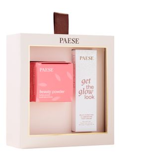 Zestaw Paese All About The Base 1, wielozadaniowy rozświetlający krem do twarzy, 30 ml + puder sypki jęczmienny, 10 g - zdjęcie produktu