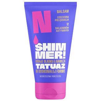 Neba Shimmer!, rozświetlający balsam do ciała i tatuażu, Niegrzeczna Porzeczka, 150 ml - zdjęcie produktu
