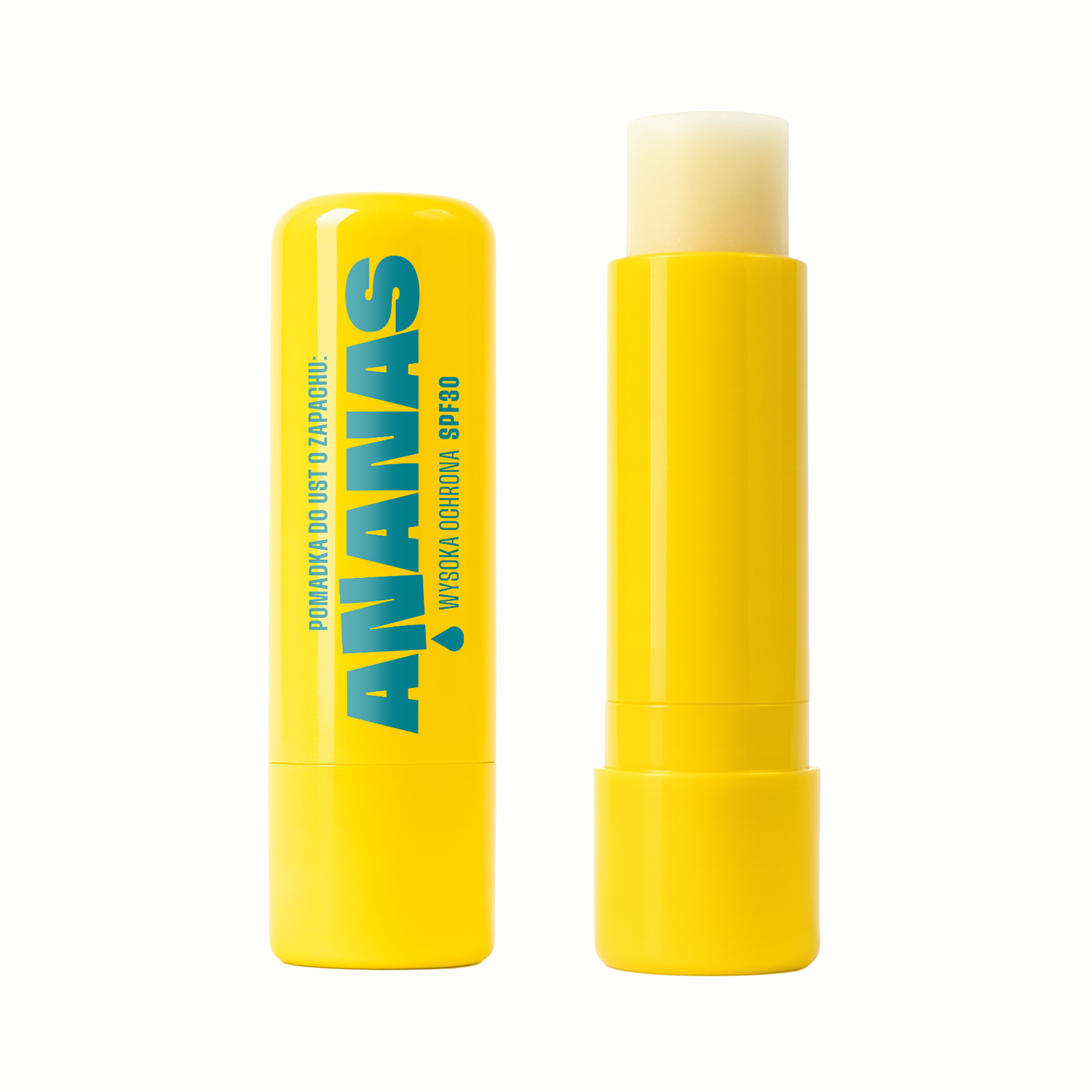 Nieznana Neba, pomadka ochronna do ust, SPF 30, ananas, 5 g