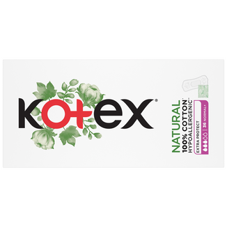 Kotex Natural Extra Protect, wkładki higieniczne, Normal+, 36 sztuk - zdjęcie produktu