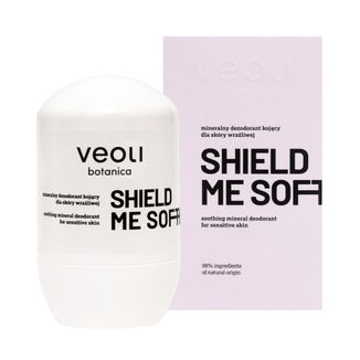 Veoli Botanica Shield Me Softly, mineralny dezodorant kojący dla skóry wrażliwej, 50 ml - zdjęcie produktu