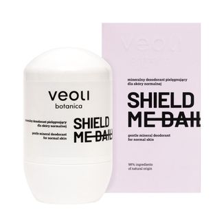 Veoli Botanica Shield Me Daily, mineralny dezodorant pielęgnujący dla skóry normlanej, 50 ml - zdjęcie produktu