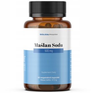 Solida Pharm Maślan Sodu 500 mg, 60 kapsułek - zdjęcie produktu
