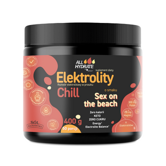 ALLHydrate Elektrolity Chill, smak sex on the beach, 400 g - zdjęcie produktu