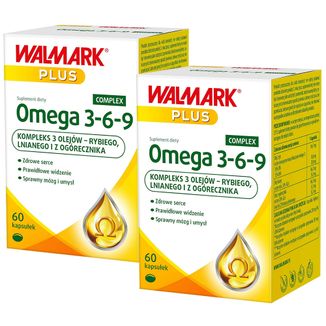 Zestaw Walmark Omega 3-6-9 Complex, 2 x 60 kapsułek - zdjęcie produktu