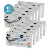 Deepblue 5w1, zestaw Combo antygenów, SARS-CoV-2 & Grypa A/B & RSV & ADV, test diagnostyczny na obecność 5 wirusów, 10 sztuk - miniaturka zdjęcia produktu