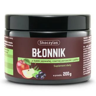 Skoczylas Błonnik z babki jajowatej, czarnej porzeczki i jabłka, 200 g - zdjęcie produktu