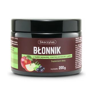 Skoczylas Błonnik z babki jajowatej, czarnej porzeczki i jabłka, 200 g - zdjęcie produktu