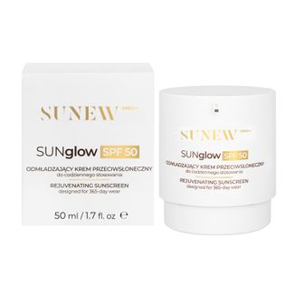 SunewMed+ SUNglow SPF 50 odmładzający krem przeciwsłoneczny, 50 ml - zdjęcie produktu