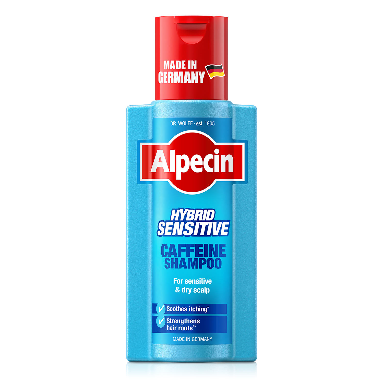 Alpecin Alpecin Hybrid Caffeine, Shampoo gegen Haarausfall, empfindliche Haut, 250 ml — Inhaltsstoffe und Bewertung