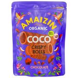 Amaizin, rurki waflowe czekoladowo-kokosowe, bezglutenowe, 140 g - miniaturka zdjęcia produktu