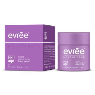 Evree Mystic Rose Pro Age, krem kojąco-regenerujący na noc, 50 ml - zdjęcie produktu
