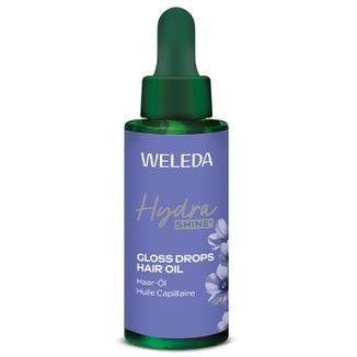 Weleda Hydra Shine, nabłyszczający olejek do włosów, 30 ml USZKODZONE OPAKOWANIE - zdjęcie produktu